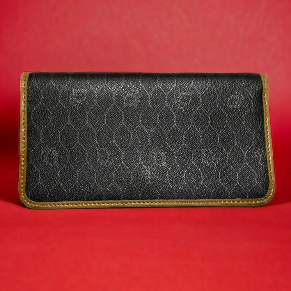 Dior Vintage Long Wallet -Honeycomb Trotter -  made in France